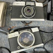 □ジャンク□ コンパクトフィルムカメラ 一眼レフ マニュアルフォーカス レンズ 大量まとめセット konika MINOLTA Nikon OLYMPUS Canon等 _画像10