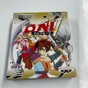 中古★オニ5 隠忍を継ぐ者　ONI★ゲームボーイ　GB　箱　説明書付　