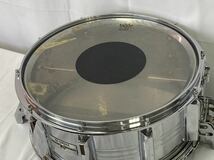 【現状渡し品】スネアドラム YAMAHA ヤマハ SD-065M 14×6.5インチ MADE IN JAPAN ※ヘッド/スナッピー未張替え、ジャンク扱いにて！_画像3