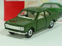 ブルーバードSSSクーペ（40周年記念復刻トミカVol.1）【タカラトミー社1/60ミニカー】【トミカの時】難あり_画像1