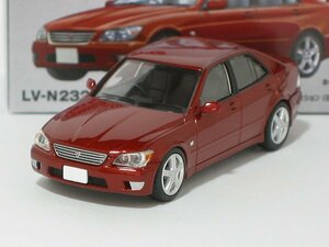 トヨタ アルテッツァ RS200 Zエディション 98年式（赤M）LV-N232c【トミーテック社1/64ミニカー】【トミカの時】