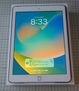 【中古美品】Apple iPad 第6世代 Wi-Fi＋Cellular（au）MRM02J/A 32GB ゴールド（SIMロック解除済）/ IMEI○ / 個人出品