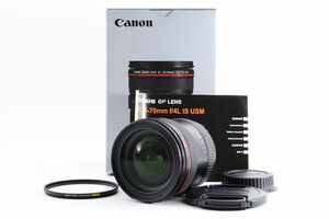 ■新品同様品■CANON ZOOM EF 24-70mm F4 L IS USM■F197 キャノン