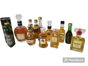 古酒 未開封 ミニチュア ミニボトル 50ml【 まとめて 12本セット 】 ウィスキー ブランデー to-30