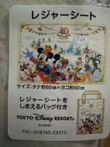 ディズニー 40周年 レジャーシート グランドフィナーレ　完売品_画像2