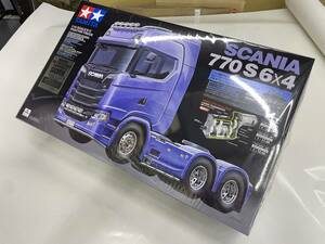 【新品】未組立 タミヤ スカニア770S 6x4 フルオペレーション シルバーメタリック 1/14 TAMIYA ビッグ トラック SCANIA