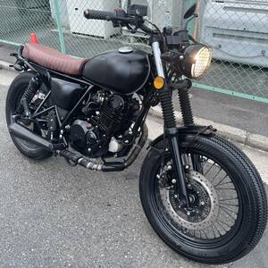 イギリス マット モングレル250 MUTT ABS 5763㎞ マットブラック 全国配送売切検)マットモーターサイクルズ ヒルツ アキタ AJSキャドウェル