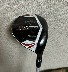 【美品】キャロウェイ　XHOT 3W ３Deep　Pro14.5　PROJECT X 6.0　Callaway XHOT