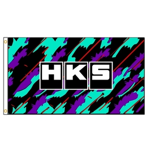 HKS☆ショップタペストリー★オイル模様フラッグ