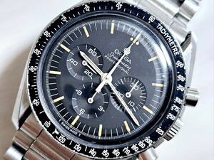 OMEGA SPEEDMASTER PROFESSIONAL スピードマスタープロ【145.022】紳士用高級機械式腕時計 パティーナ夜光 純正ブレス