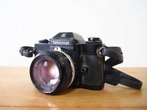 ☆【1T0109-30】 Nikon ニコン EL Nikomat フィルムカメラ NIKKOR 50mm 1:1.4 ジャンク