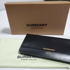 Buberry　バーバリー　ホースフェリーエンボス　レディース長財布　ブラック