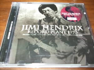 Jimi Hendrix 《 Record Plant 1970 》★スタジオ音源2枚組