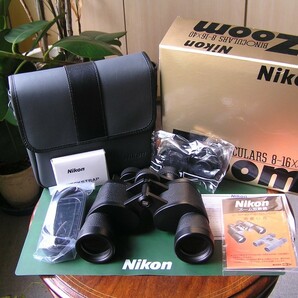 Nikon双眼鏡 BINOCULARS 8~16×40 zoom made in Japan　　石川県発、ご支援お願い致します