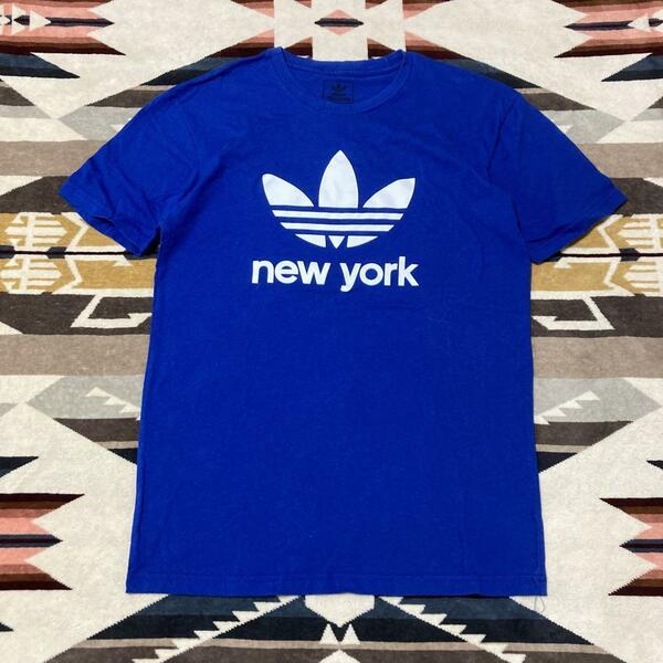 ◆◇送料無料 Adidas New York 半袖 トレフォイル ロゴ Tシャツ Sサイズ◇◆アディダス NY