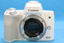 ■新品級■ Canon キヤノン EOS Kiss M EF-M15-45 IS STM レンズキット ホワイト ☆シャッター回数わずか 約 2,000回以下！ ＃17613_画像4