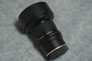 【美品】SAMYANG サムヤン 14mm F2.8 ED AS IF UMC SonyEマウント用　ブラックミストフィルター付