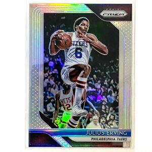 Julius Erving 2018-19 Prizm Silver ★ ジュリアス アービング NBAカード