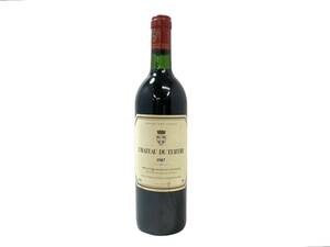 【未開栓】CHATEAU DU TERTRE/シャトー デュ テルトル 1987 ボルドー マルゴー 750ml 12.5% 古酒 赤ワイン (45227OG4)
