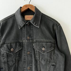 黒! 70s Levi's 70506 カツラギ? トラッカージャケット 38 ブラック USA製 ビンテージ 70年代 リーバイス アメリカ製 ヴィンテージ