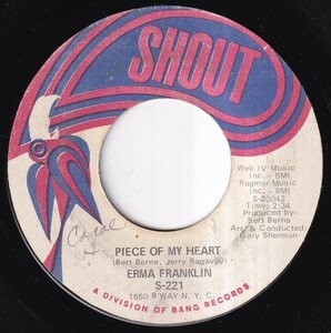 Erma Franklin - Piece Of My Heart / Baby What You Want Me To Do (A) K456