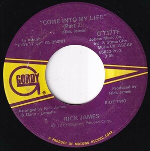 Rick James - Come Into My Life (Part 1) (Part 2) (A) K471