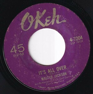 Walter Jackson - It's All Over / Lee Cross (B) K314