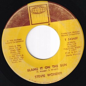 Stevie Wonder - Don't You Worry 'Bout A Thing / Blame It On The Sun (B) K131