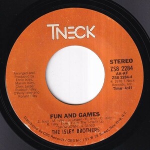 The Isley Brothers - Winner Takes All / Fun And Games (A) L062