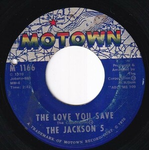 The Jackson 5 - The Love You Save / I Found That Girl (B) K607