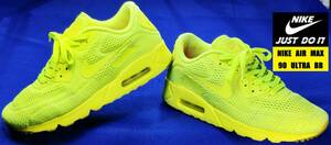 【美品・USED/ビジブルAIR MAX/ファイロン＆ラッセルメッシュ素材/正規店購入】NIKE　AIR　MAX　90 　ULTRA　BR　　　　サイズ＝26.0ｃｍ