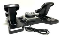 ★美品★ Saitek サイテック Pro Flight Rudder Pedals フライトラダーペダル コントローラ フライトシミュレーター I240116_画像6