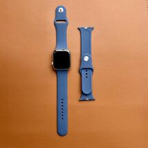 Apple Watch シリーズ3 アップルウォッチ バンド　青42/44/45mm siries 4 5 6 7 対応_画像3