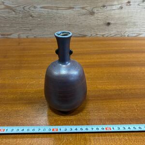 徳利　日本酒　花瓶 一輪挿し 陶器 レトロ コレクション アンティーク 花器