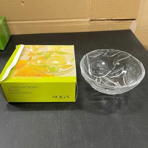 SOGA 硝子 食器 お皿 小鉢 ガラス 新品未使用