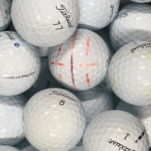 Lost Ball Titleist Pro v1 2019 Белые 30 штук B Ранг использовал мяч для гольфа Lost Titleist Eco Ball Free Shipping