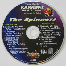 【美品】The Spinners／KARAOKE ザ・スピナーズ／カラオケ　CD＋G 仕様！ I'll Be Around／One Of A Kind／Rubberband Man 他全6曲 輸入盤_画像4