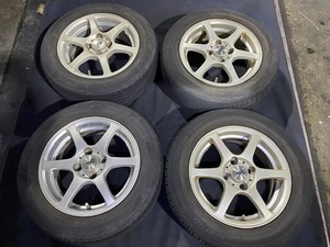 GE6 フィット AZ SPORTS アルミホイール 14×5.5J オフセット38 175/65/R14 2018年製 ECOFINEタイヤ ☆引き取り歓迎☆千葉市若葉区から☆