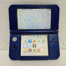 1円☆ New ニンテンドー3DS LL メタリックブルー Nintendo 任天堂 SDカード メモリー RED-001 ゲーム機 本体 DS 3DSLL 青 metallic blue _画像7