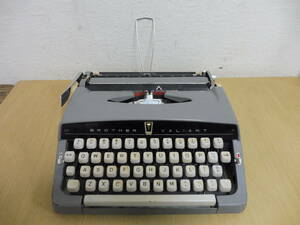 「6012/T3A」 BROTHER ブラザー VALIANT タイプライター typewriter 当時物 昭和レトロ アンティーク ビンテージ インテリア ディスプレイ