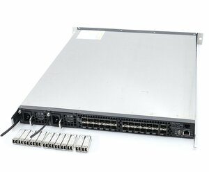 富士通 SR-X526R1 26ポートSFP+(10GbE)搭載L2スイッチ ファームウェアV02.00 NY0010 冗長電源 ラッキングブラケット装着済 設定初期化済