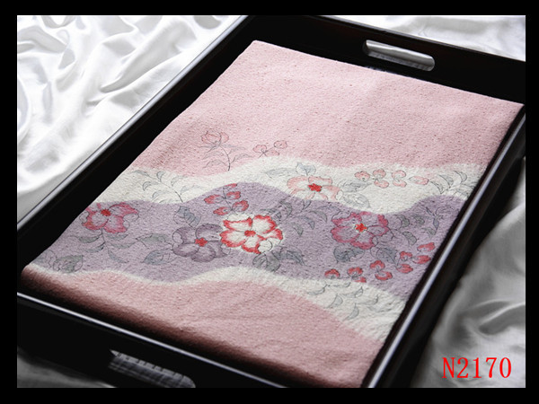 [N2170] Hermoso crepe cuidadosamente seleccionado, teñido Yuzen pintado a mano, Cresta de Tsujigahana, Toki-iroji, rico en elegancia, arte de alta calidad de seda pura Nagoya obi ◇Inspección◇Bolsa de kimono obi Nagoya obijime, banda, Obi de Nagoya, A medida