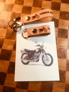 SR400 オリジナルレザーストラップミニストラップセット