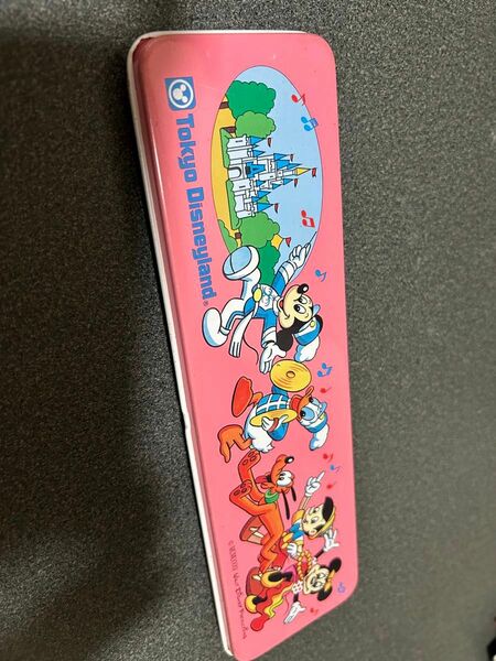 ディズニーランド ミッキー レトロ 缶ペンケース