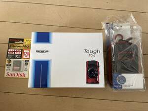 新品未開封 OLYMPUS Tough TG-6 RED (ヨドバシカメラ 福袋 2024年 防水コンパクトデジタルカメラの夢)☆24年1月購入 メーカー1年保証