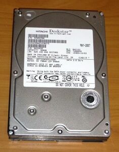 HDD 日立 S-ATA 320GB