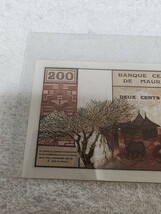 モーリタニア　見本紙幣　200ウギヤ　外国紙幣　旧紙幣　SPECIMEN_画像5