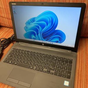 HP 250 G7 第8世代 Core i5 8265U 1.60GHz / 8GB / 500GB / DVDマルチ / Windows 11 Pro / Officeなし 15型 ノート PC パソコン　⑤