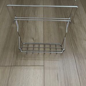 【未使用】キッチンシンク用 ワイヤーポケット バスケット