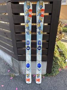 ミニオン ROSSIGNOL ロシニョール スキー板 128㎝ ビンディング セット 中古良品